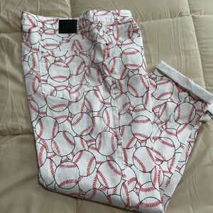 Baseball Print pants